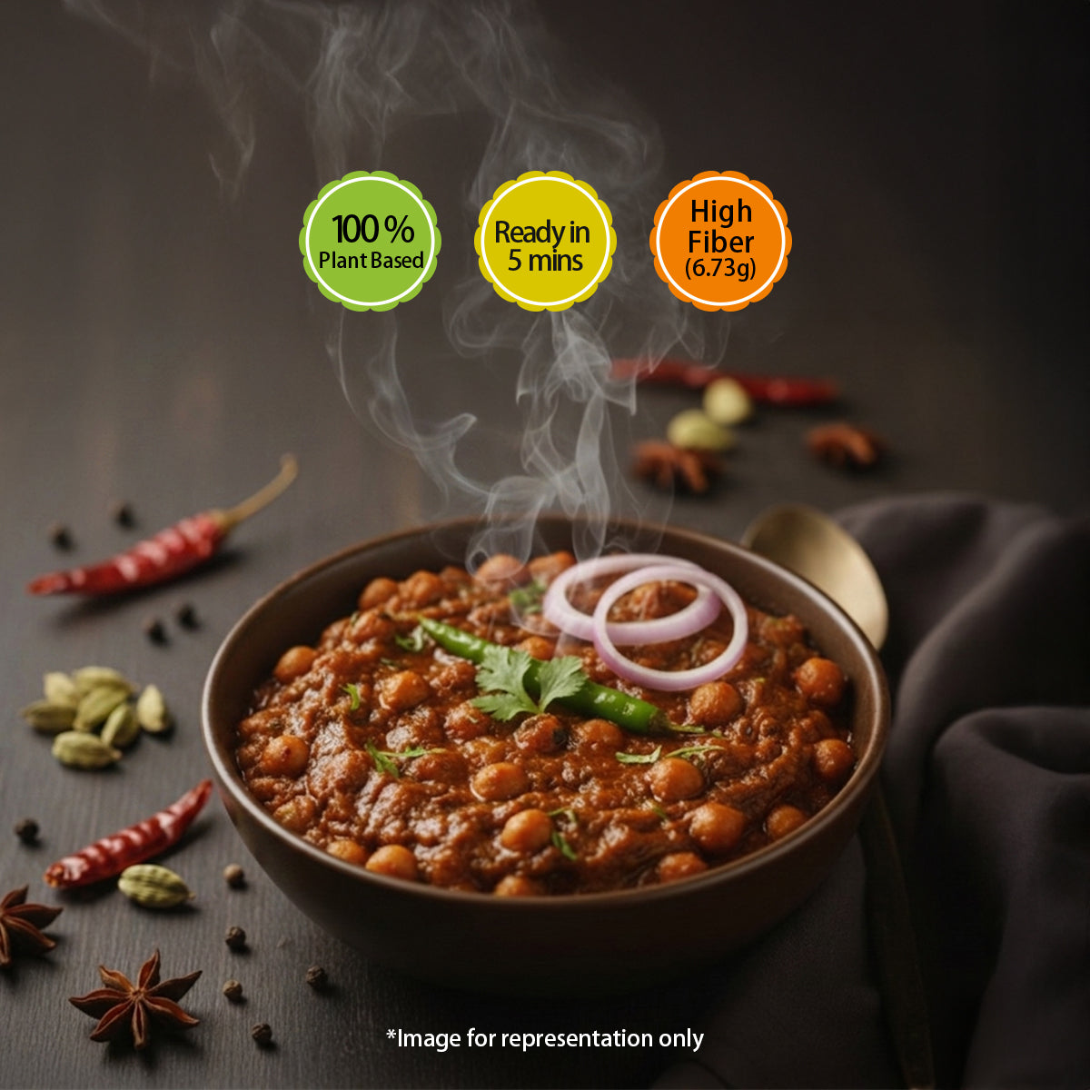 Chhole Masala - Dish Serving 1