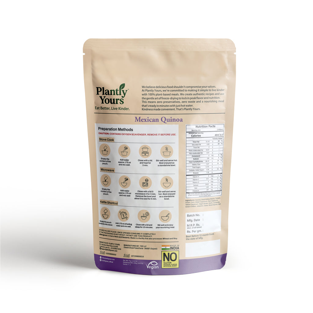 Mexican Quinoa - Nutrition & Preparation